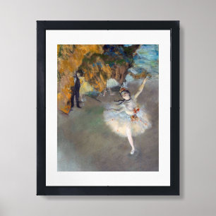 Edgar Degas - The Star / Dancer on the Stage Framed Art