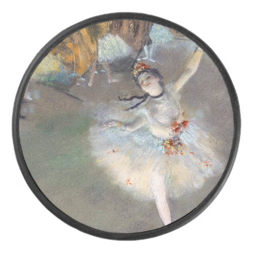Edgar Degas _ The Star  Dancer on the Stage Hockey Puck