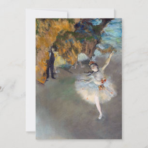 Edgar Degas - The Star / Dancer on the Stage Invitation