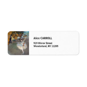 Edgar Degas - The Star / Dancer on the Stage Label