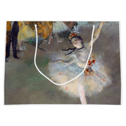 Edgar Degas _ The Star  Dancer on the Stage Large Gift Bag