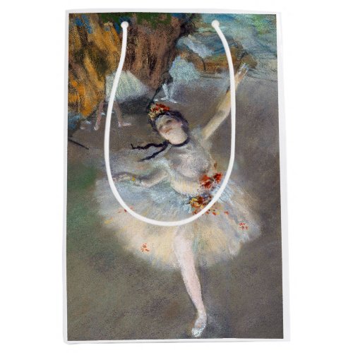 Edgar Degas _ The Star  Dancer on the Stage Medium Gift Bag