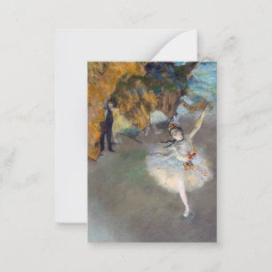 Edgar Degas - The Star / Dancer on the Stage Note Card