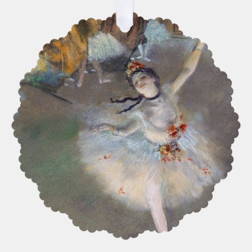 Edgar Degas _ The Star  Dancer on the Stage Ornament Card