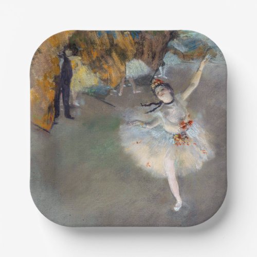 Edgar Degas _ The Star  Dancer on the Stage Paper Plates