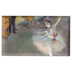 Edgar Degas - The Star / Dancer on the Stage Place Card Holder