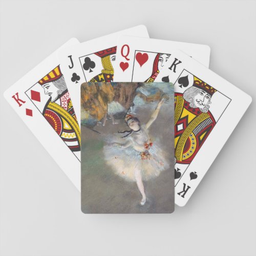 Edgar Degas _ The Star  Dancer on the Stage Poker Cards