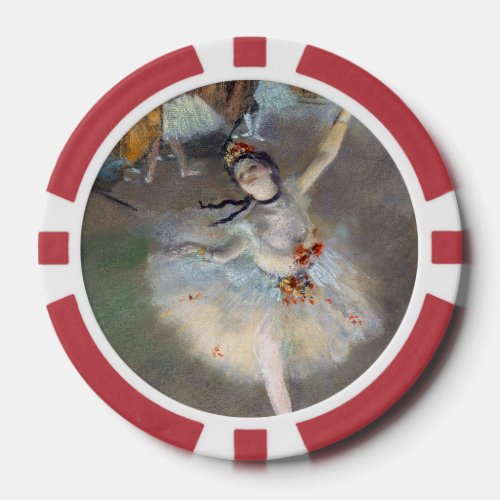 Edgar Degas _ The Star  Dancer on the Stage Poker Chips