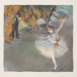 Edgar Degas - The Star / Dancer on the Stage Scarf<br><div class="desc">The Star / Dancer on the Stage (Ballet/ L'etoile) - Edgar Degas,  Pastel on Monotype,  1876-1877</div>