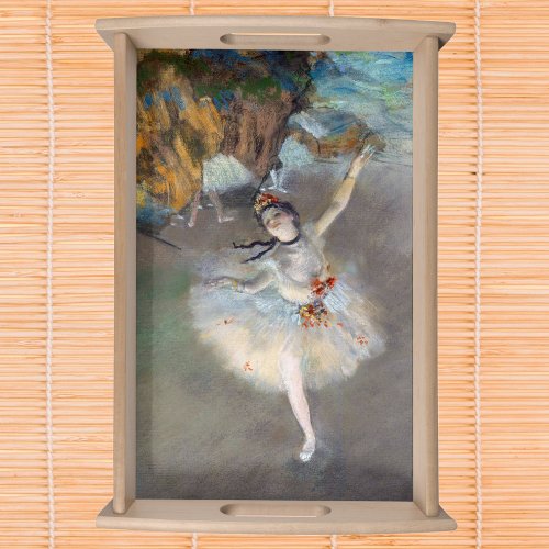 Edgar Degas _ The Star  Dancer on the Stage Serving Tray
