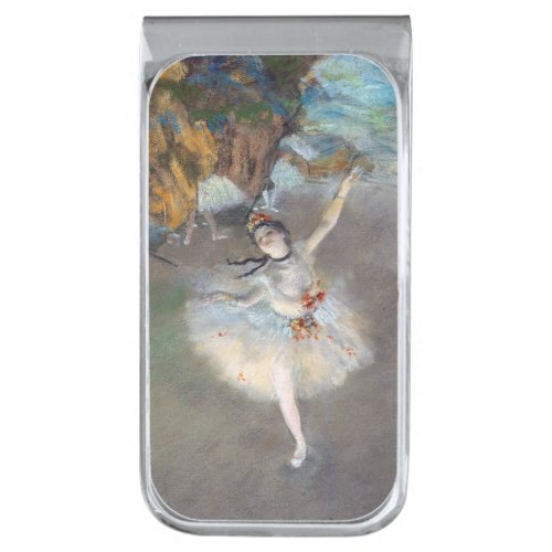 Edgar Degas _ The Star  Dancer on the Stage Silver Finish Money Clip