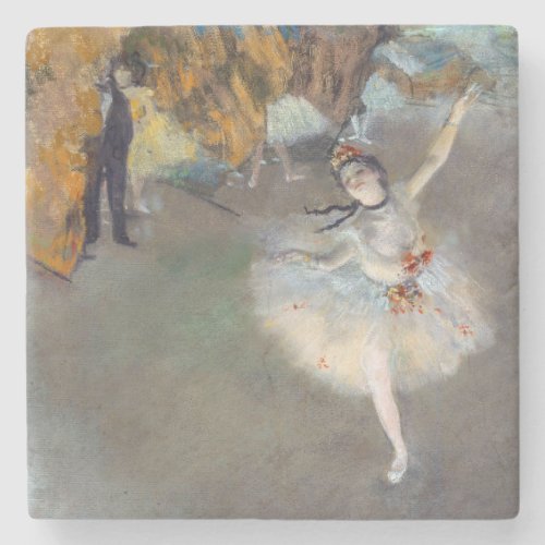 Edgar Degas _ The Star  Dancer on the Stage Stone Coaster