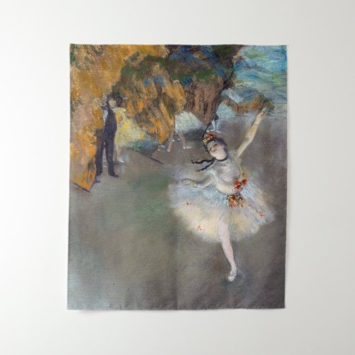 Edgar Degas _ The Star  Dancer on the Stage Tapestry