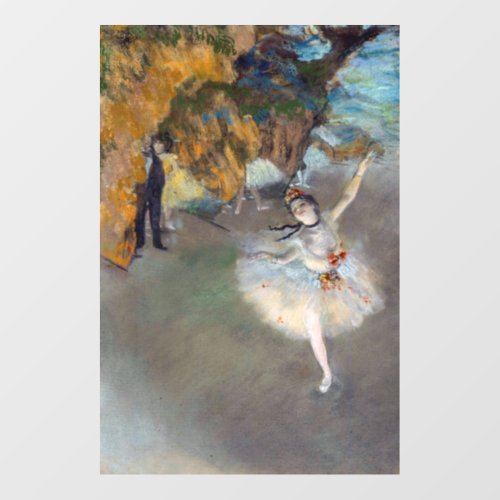 Edgar Degas _ The Star  Dancer on the Stage Wall Decal