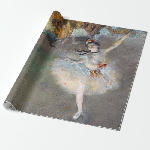 Edgar Degas _ The Star  Dancer on the Stage Wrapping Paper