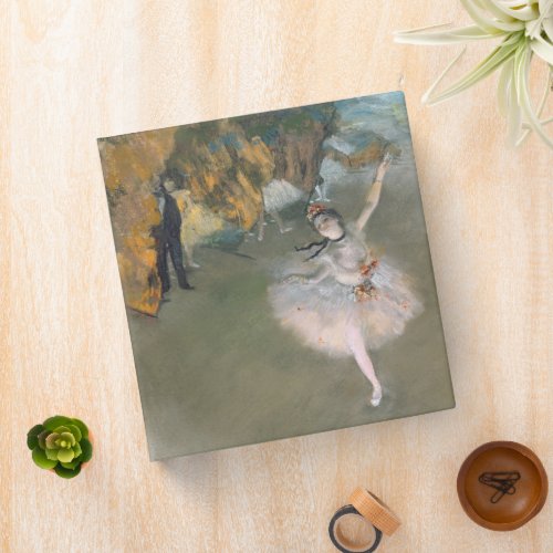 Edgar Degas  The Star or Dancer on the Stage 3 Ring Binder