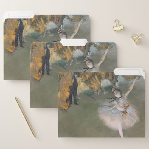 Edgar Degas  The Star or Dancer on the Stage File Folder