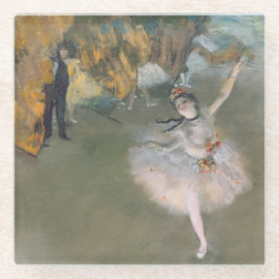 Edgar Degas The Star or Dancer on the Stage Glass Coaster