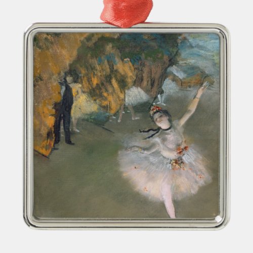 Edgar Degas  The Star or Dancer on the Stage Metal Ornament