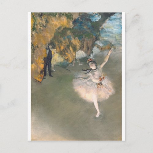 Edgar Degas  The Star or Dancer on the Stage Postcard