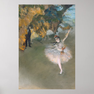 Edgar Degas The Star or Dancer on the Stage Poster