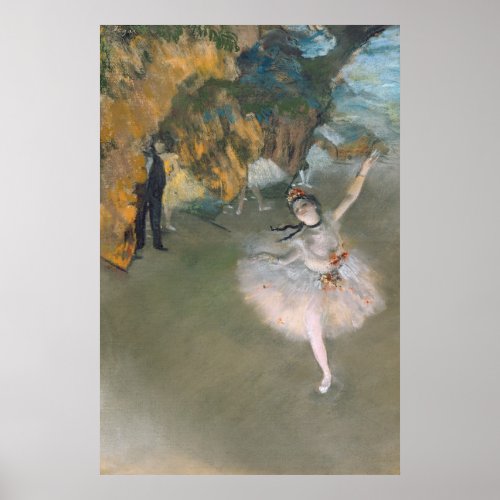 Edgar Degas  The Star or Dancer on the Stage Poster