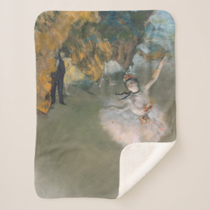 Edgar Degas The Star or Dancer on the Stage Sherpa Blanket