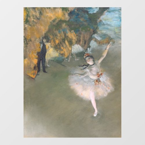 Edgar Degas  The Star or Dancer on the Stage Wall Decal
