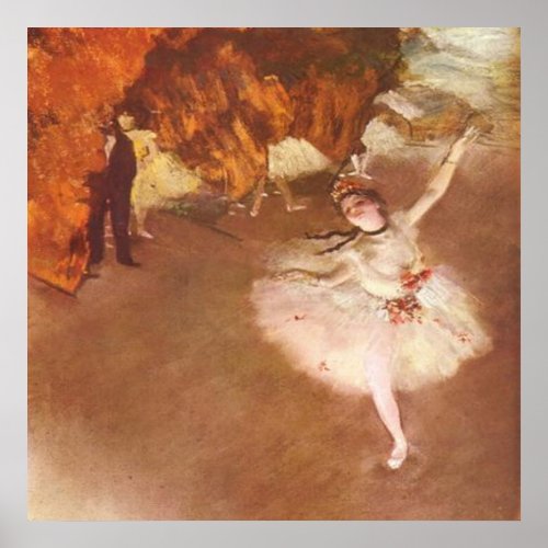 Edgar Degas The Star Poster