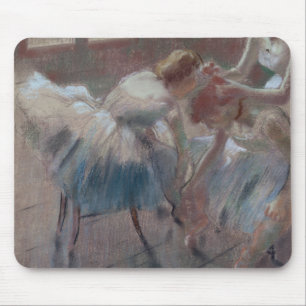 Edgar Degas Three Dancers Preparing for Class Mouse Pad