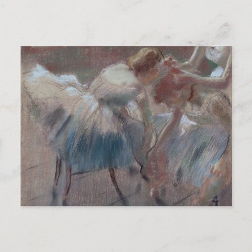 Edgar Degas  Three Dancers Preparing for Class Postcard