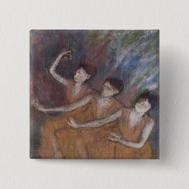 Edgar Degas | Trois Danseuses Pinback Button (Front)