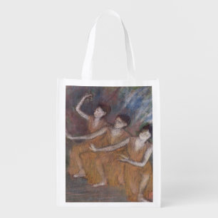 Edgar Degas   Trois Danseuses Reusable Grocery Bag