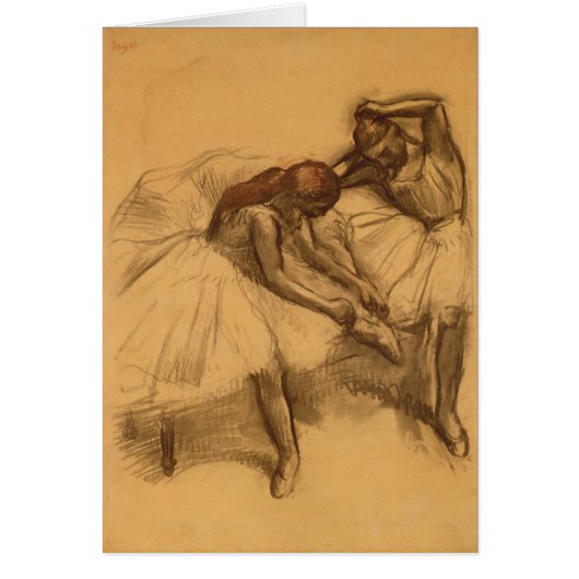 Edgar Degas | Two Dancers Cards (Front)