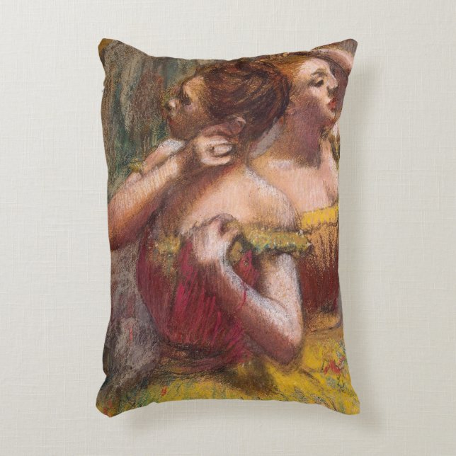 Edgar Degas | Two Dancers Decorative Pillow (Front(Vertical))