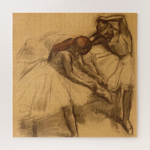 Edgar Degas   Two Dancers Jigsaw Puzzle