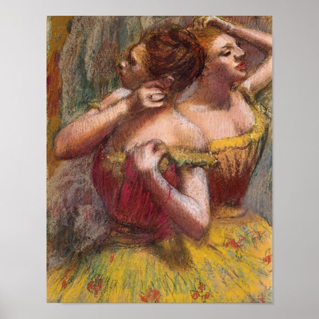 Edgar Degas | Two Dancers Poster (Front)