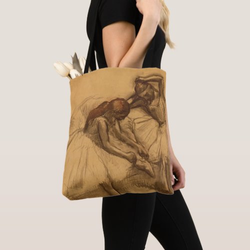 Edgar Degas  Two Dancers Tote Bag