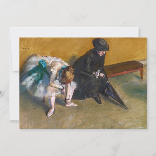Edgar Degas _ Waiting Invitation