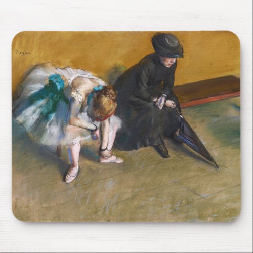 Edgar Degas _ Waiting Mouse Pad