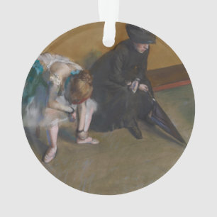 Edgar Degas Waiting Ornament