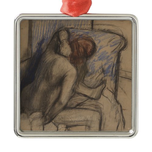 Edgar Degas | Woman Drying Her Hair Metal Ornament