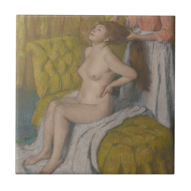 Edgar Degas | Woman Having Her Hair Combed Ceramic Tile (Front)