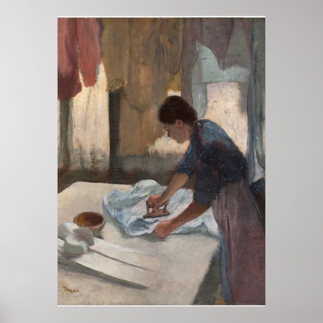 Edgar Degas | Woman Ironing, c.1876-87 Poster (Front)