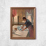 Edgar Degas Woman Ironing Laundry Room Art Poster