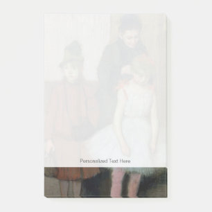 Edgar Degas Woman with two little girls Post-it Notes