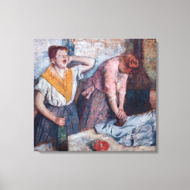 Edgar Degas - Women Ironing Canvas Print (Front)