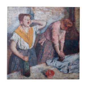 Edgar Degas - Women Ironing Ceramic Tile