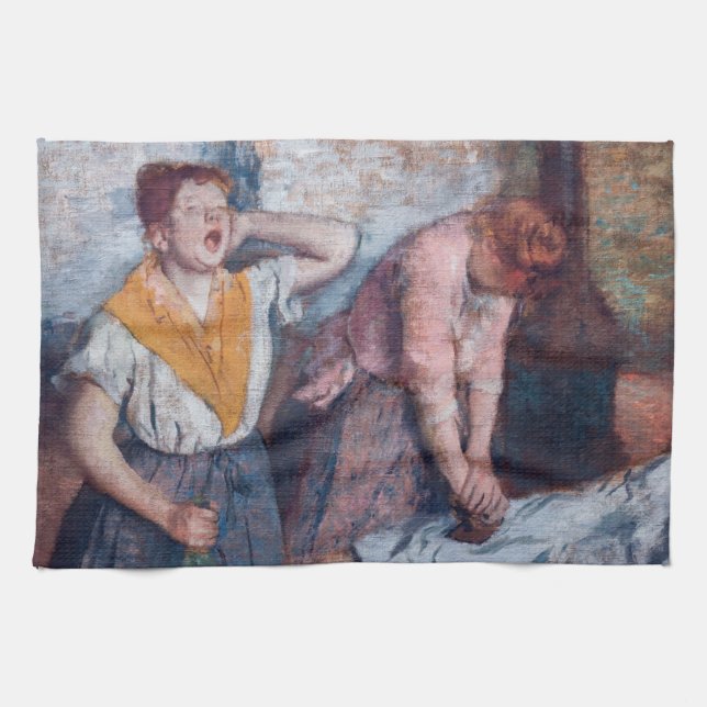 Edgar Degas - Women Ironing Kitchen Towel (Horizontal)