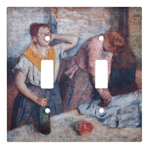 Edgar Degas _ Women Ironing Light Switch Cover